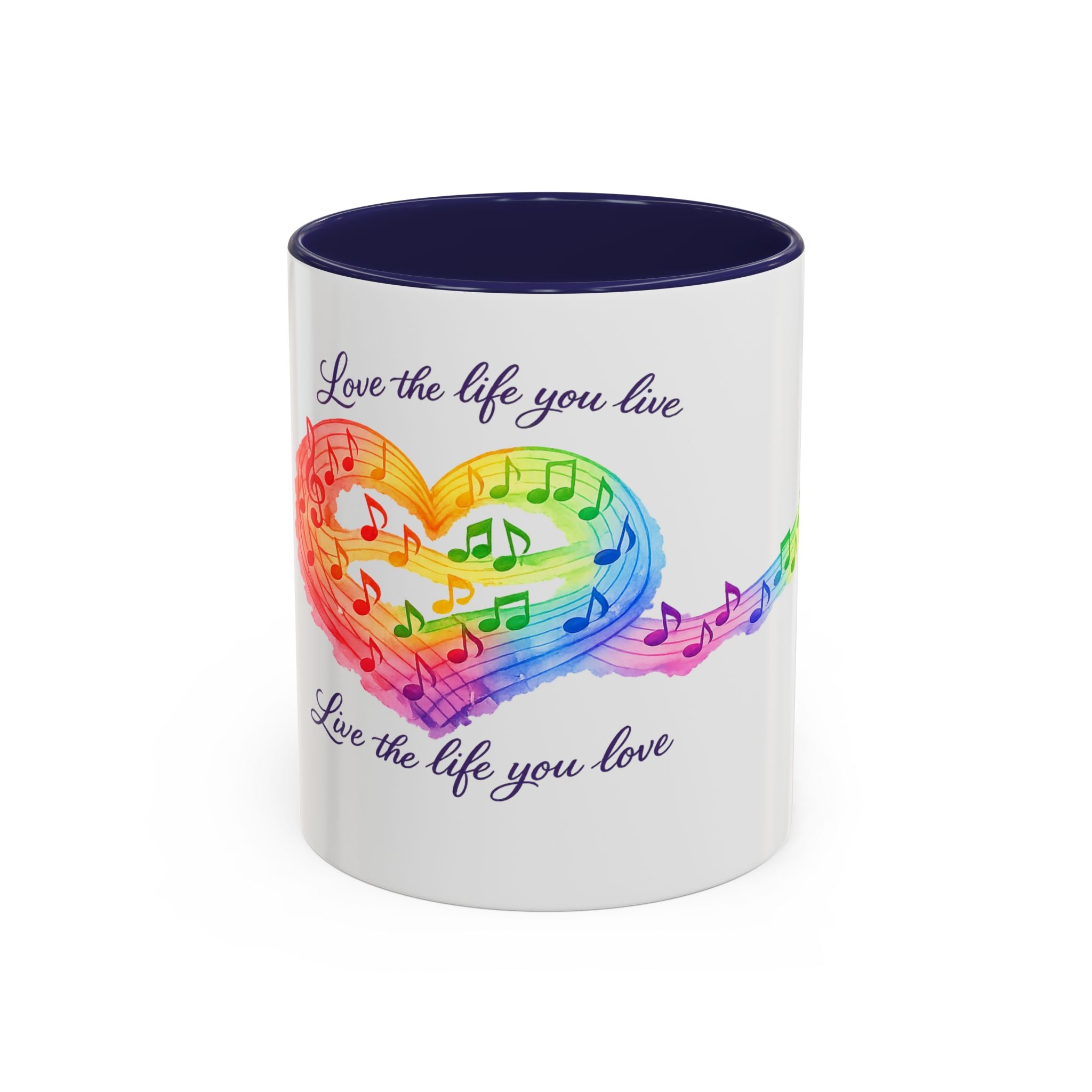 Live the life Accent Coffee Mug (11, 15oz)