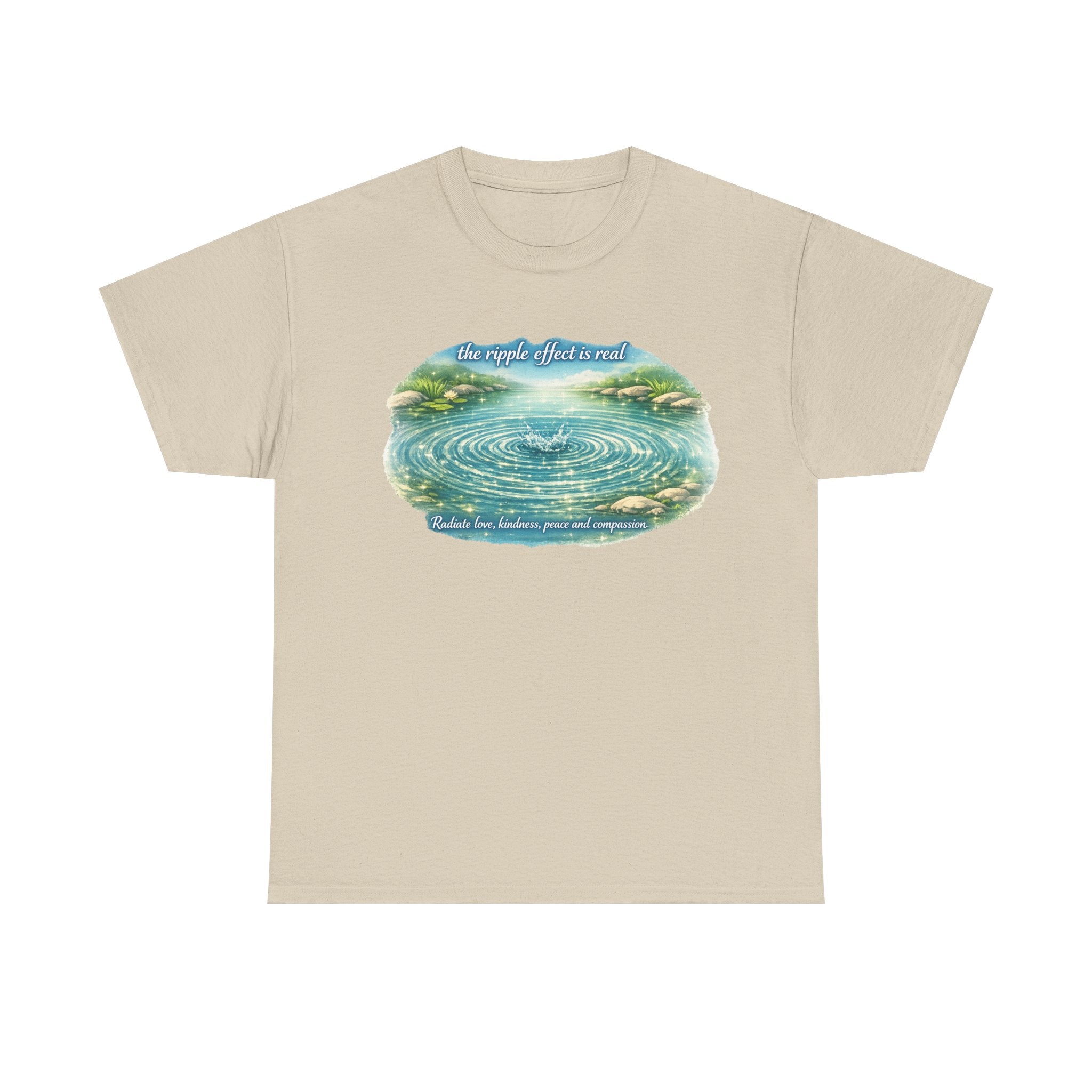 "The Ripple Effect" Inspirational Watercolor T‑Shirt