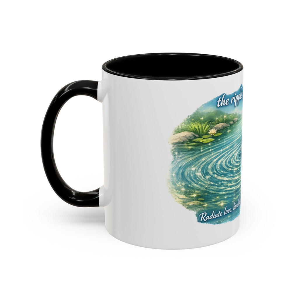 Ripple effect Accent Coffee Mug (11, 15oz)