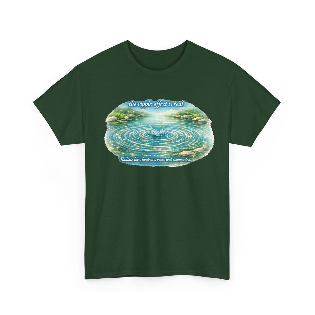 "The Ripple Effect" Inspirational Watercolor T‑Shirt