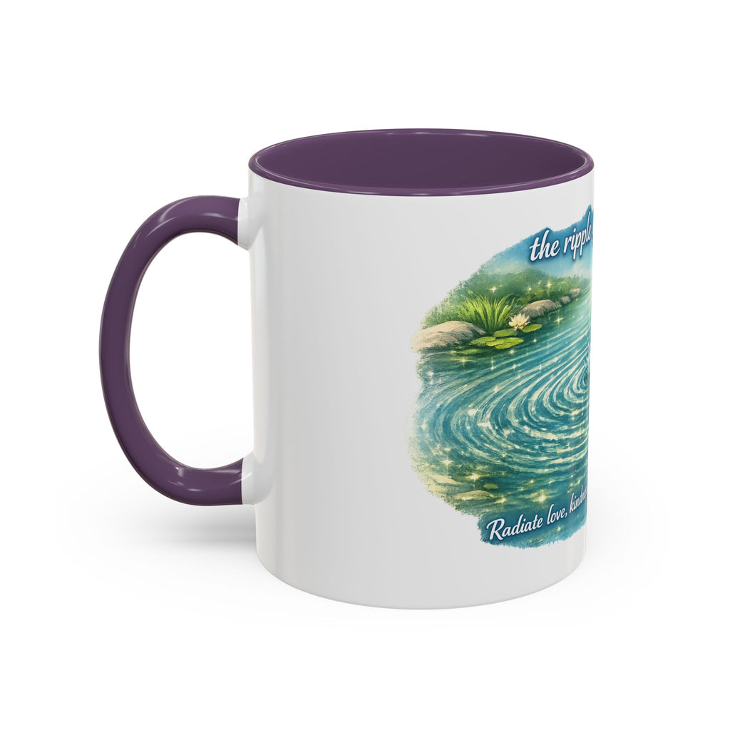Ripple effect Accent Coffee Mug (11, 15oz)