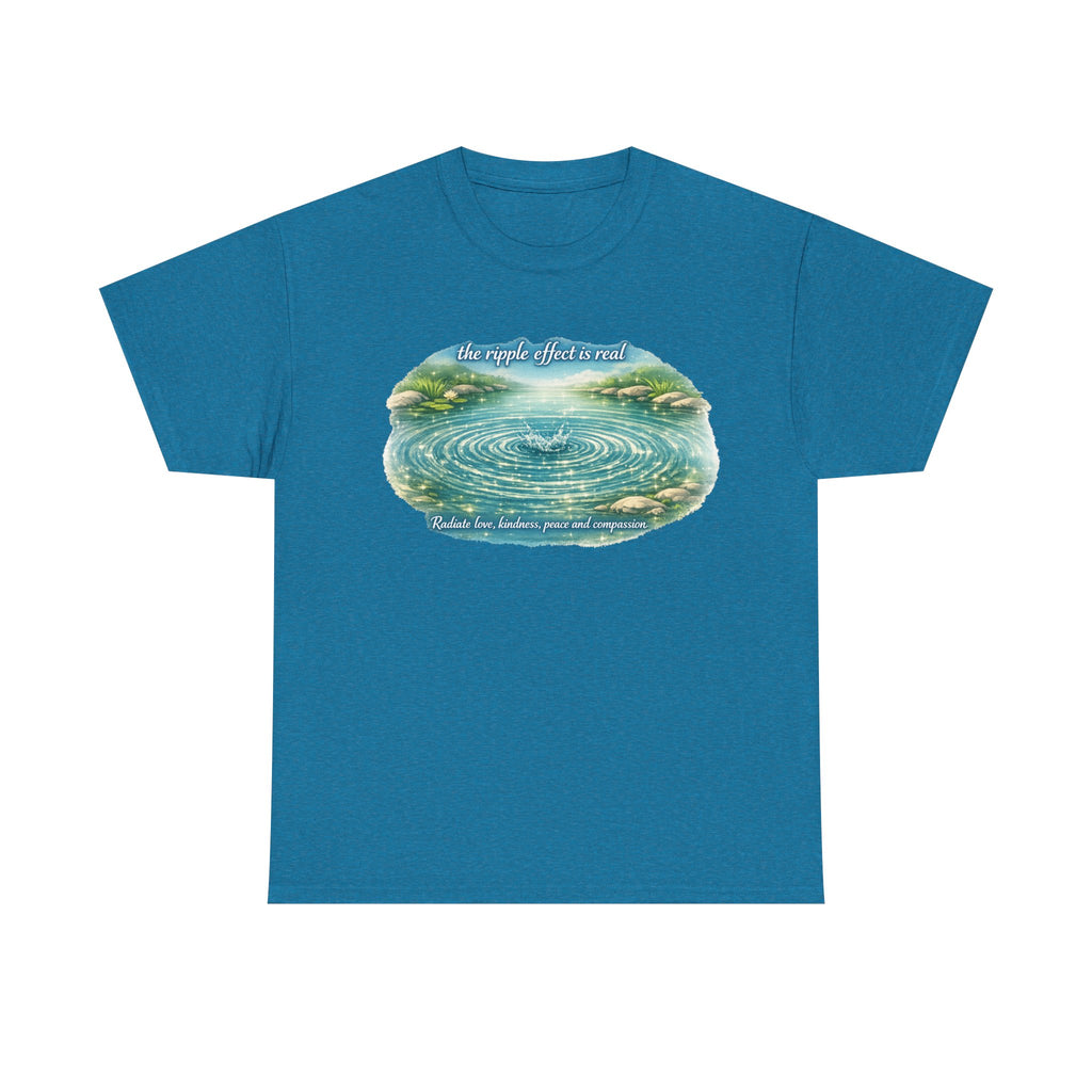 "The Ripple Effect" Inspirational Watercolor T‑Shirt