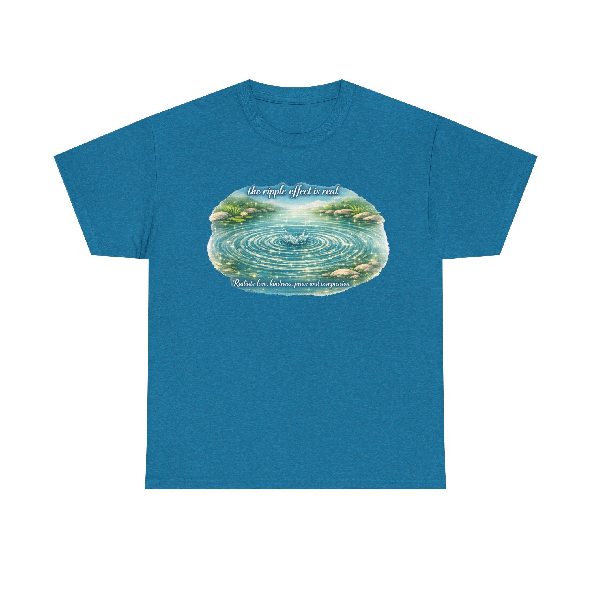 "The Ripple Effect" Inspirational Watercolor T‑Shirt