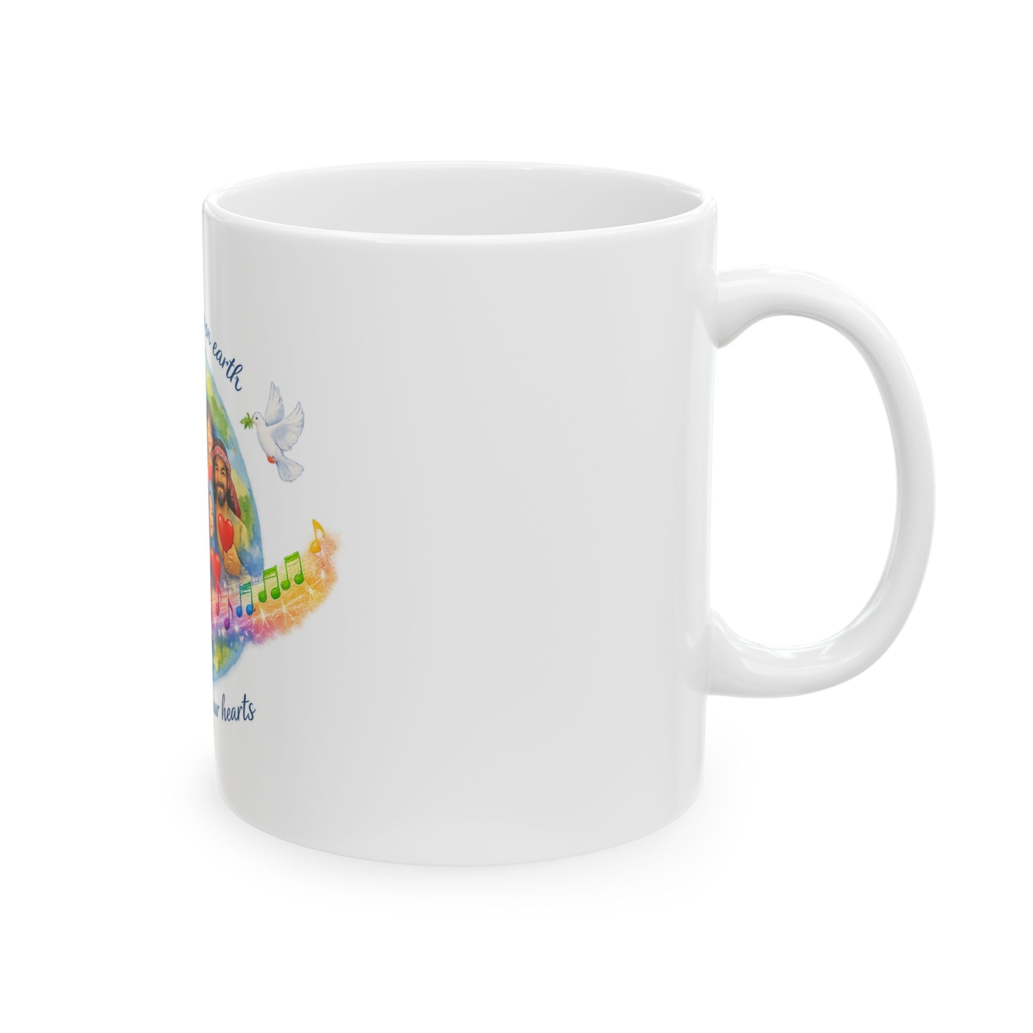 Peace on earth Ceramic Mug, (11oz, 15oz)