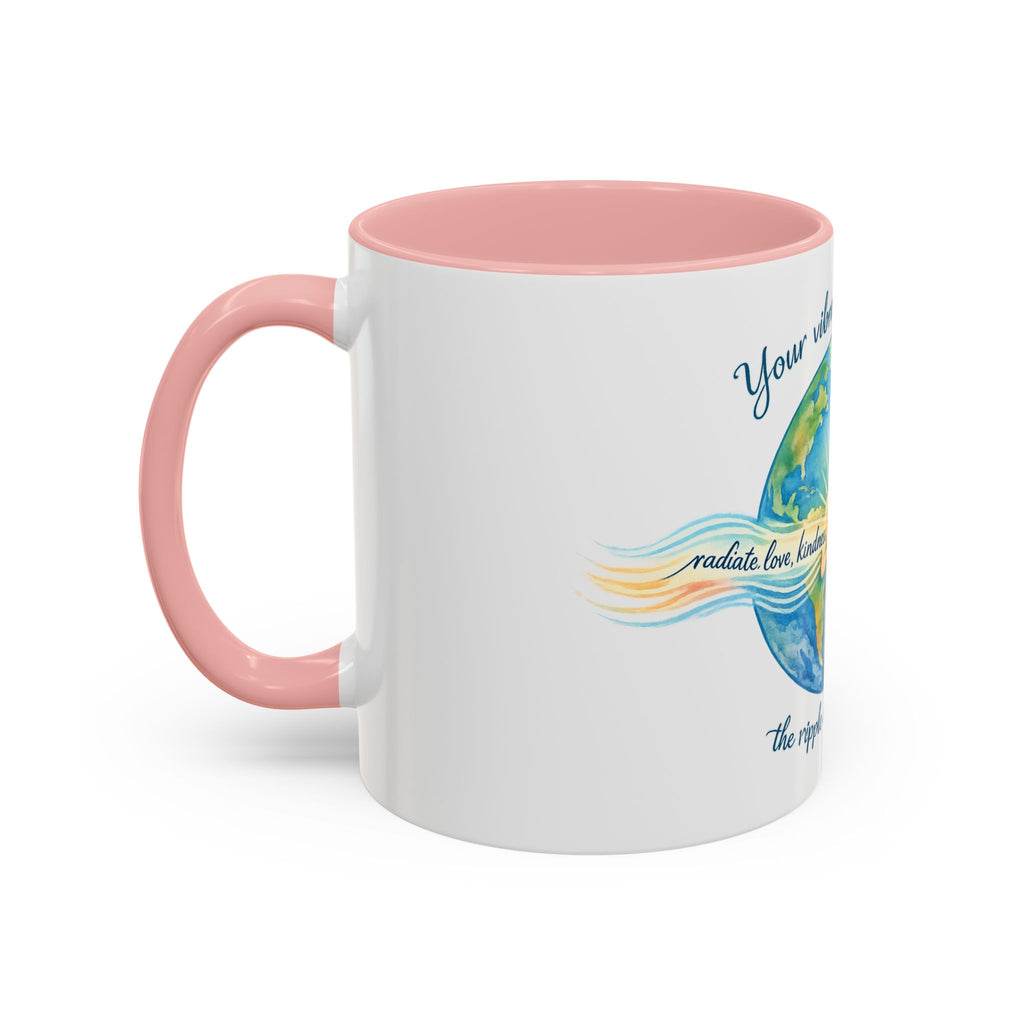 Your vibe matters Accent Coffee Mug (11, 15oz)