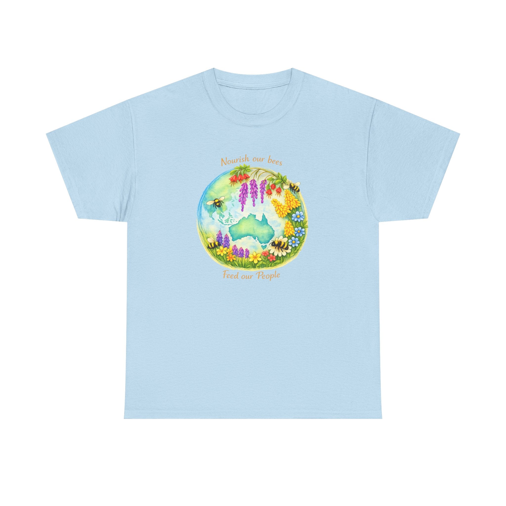 Floral Bear Nature Tee — "Beautiful Day for Bears" Graphic T-Shirt