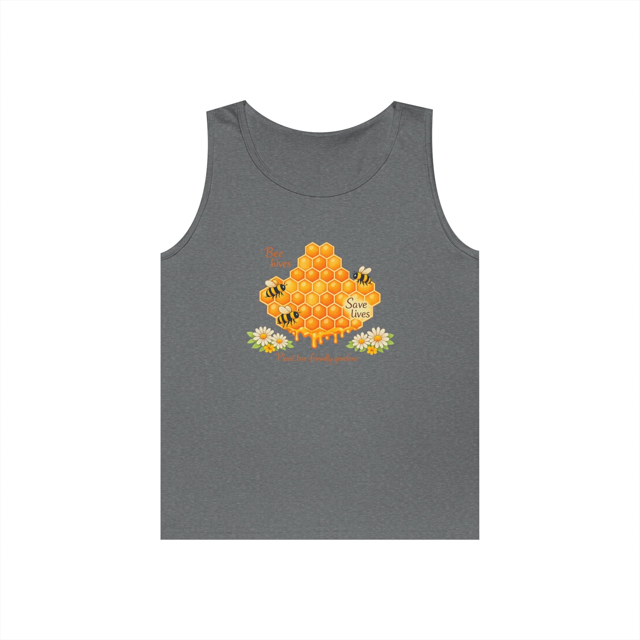 Bee Honeycomb Tank Top — Bee hives save lives
