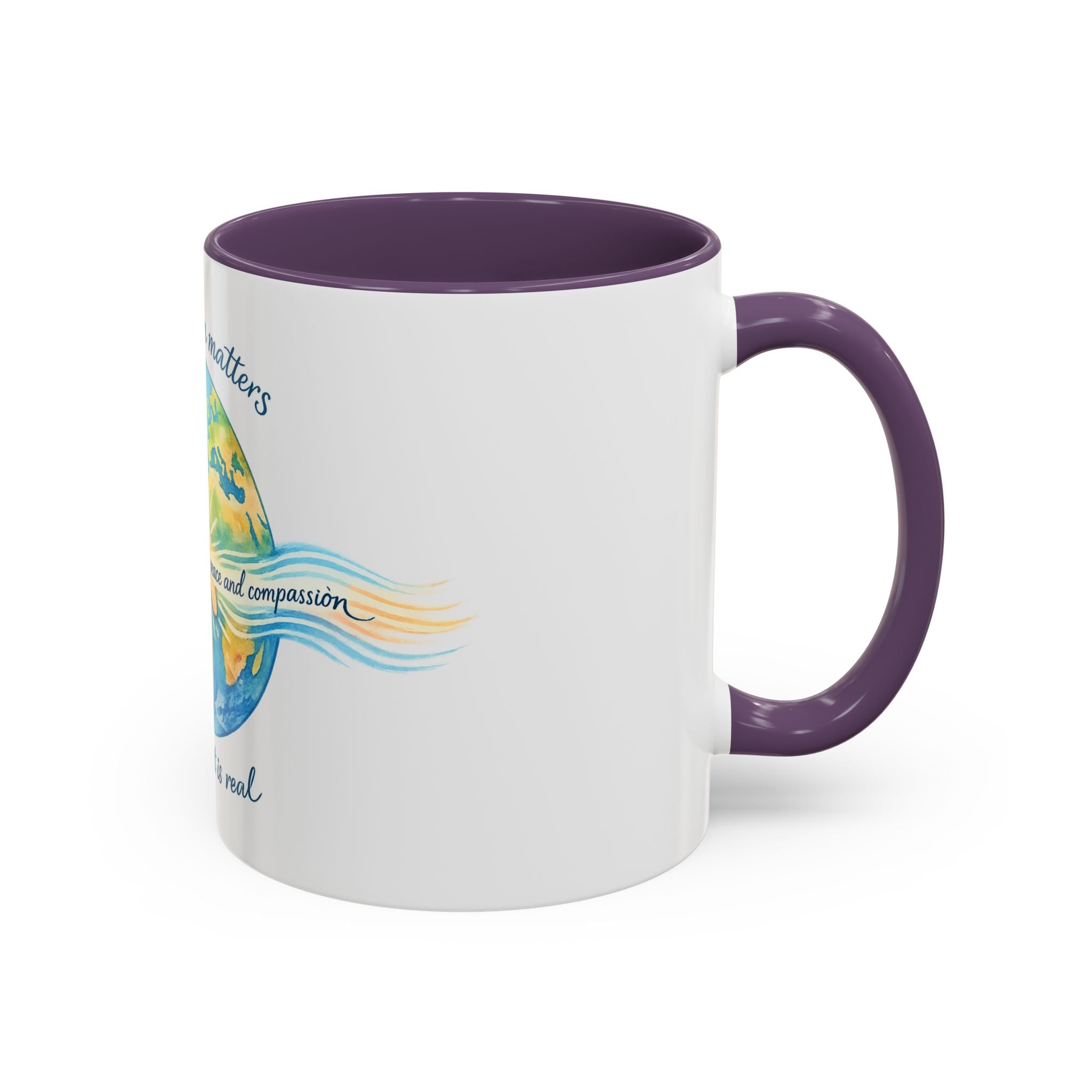 Your vibe matters Accent Coffee Mug (11, 15oz)