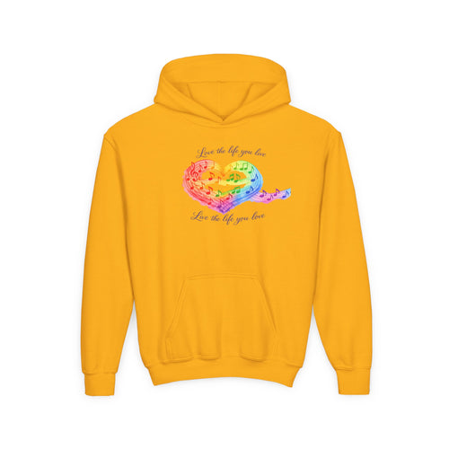 Authentic Life Hoodie — Live Authentically Inspirational Youth Sweatshirt
