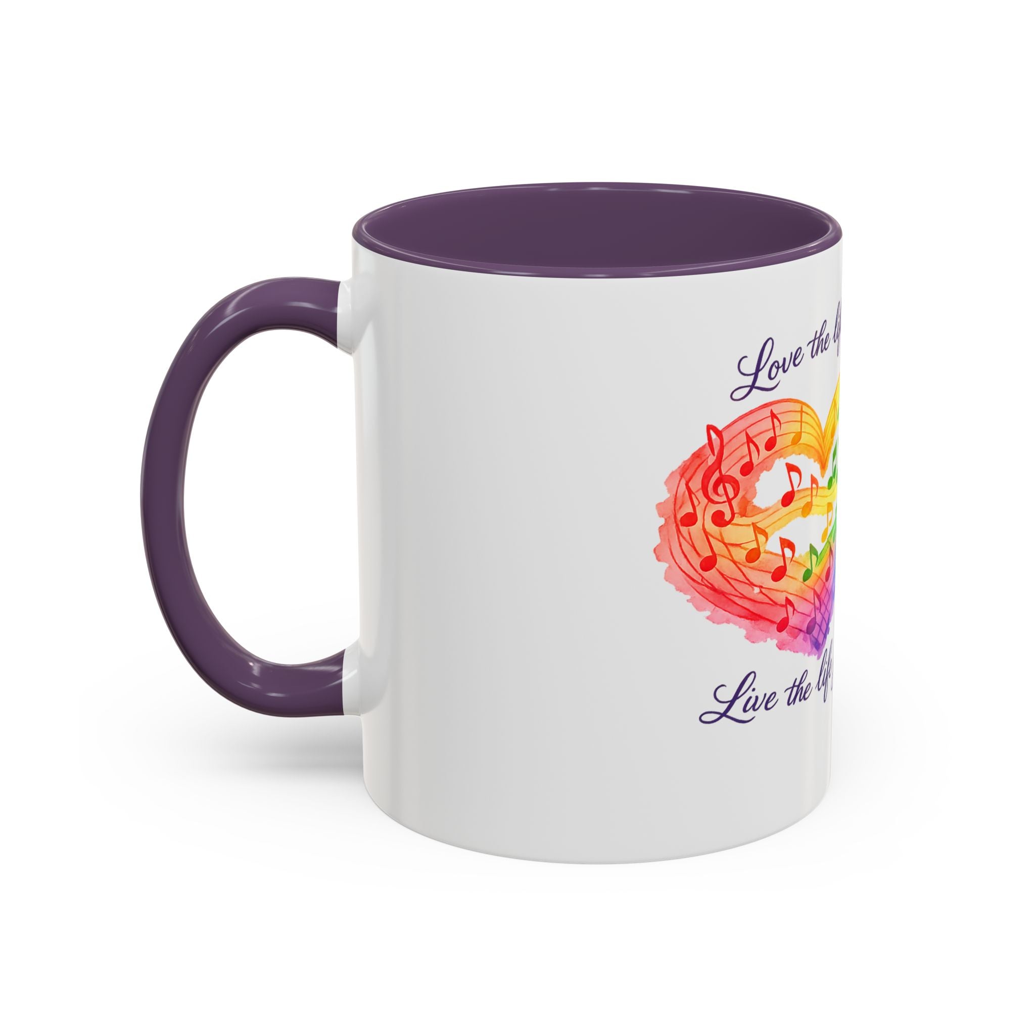 Live the life Accent Coffee Mug (11, 15oz)