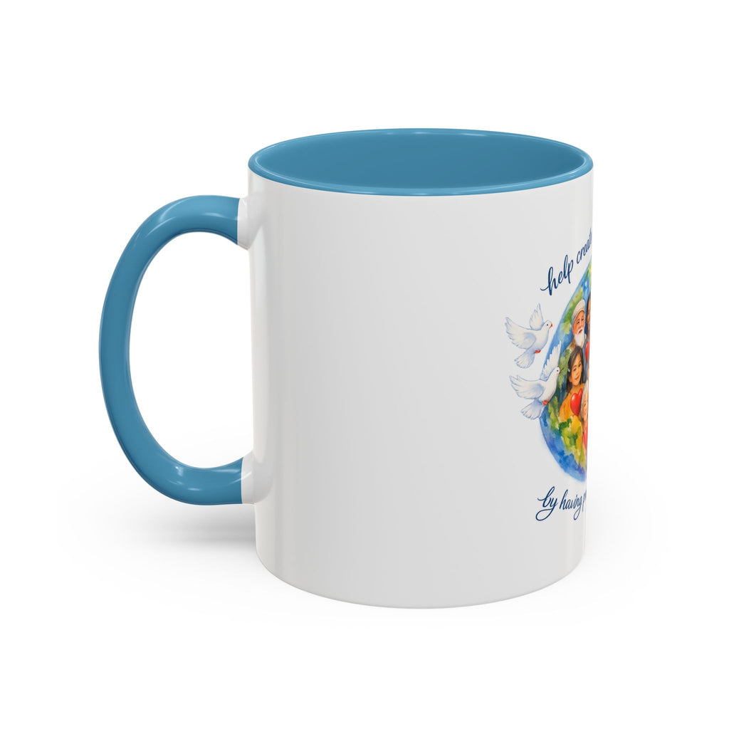 Peace on earth Accent Coffee Mug (11, 15oz)