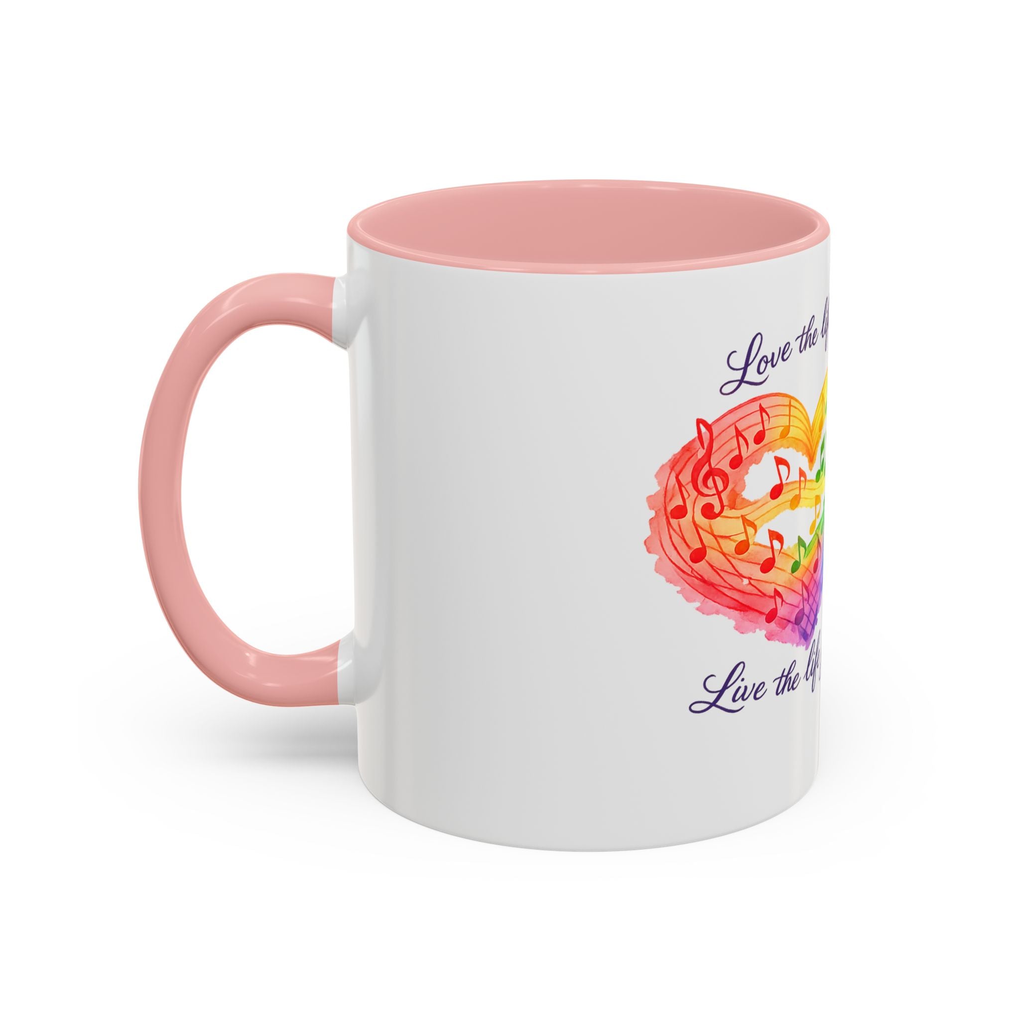 Live the life Accent Coffee Mug (11, 15oz)