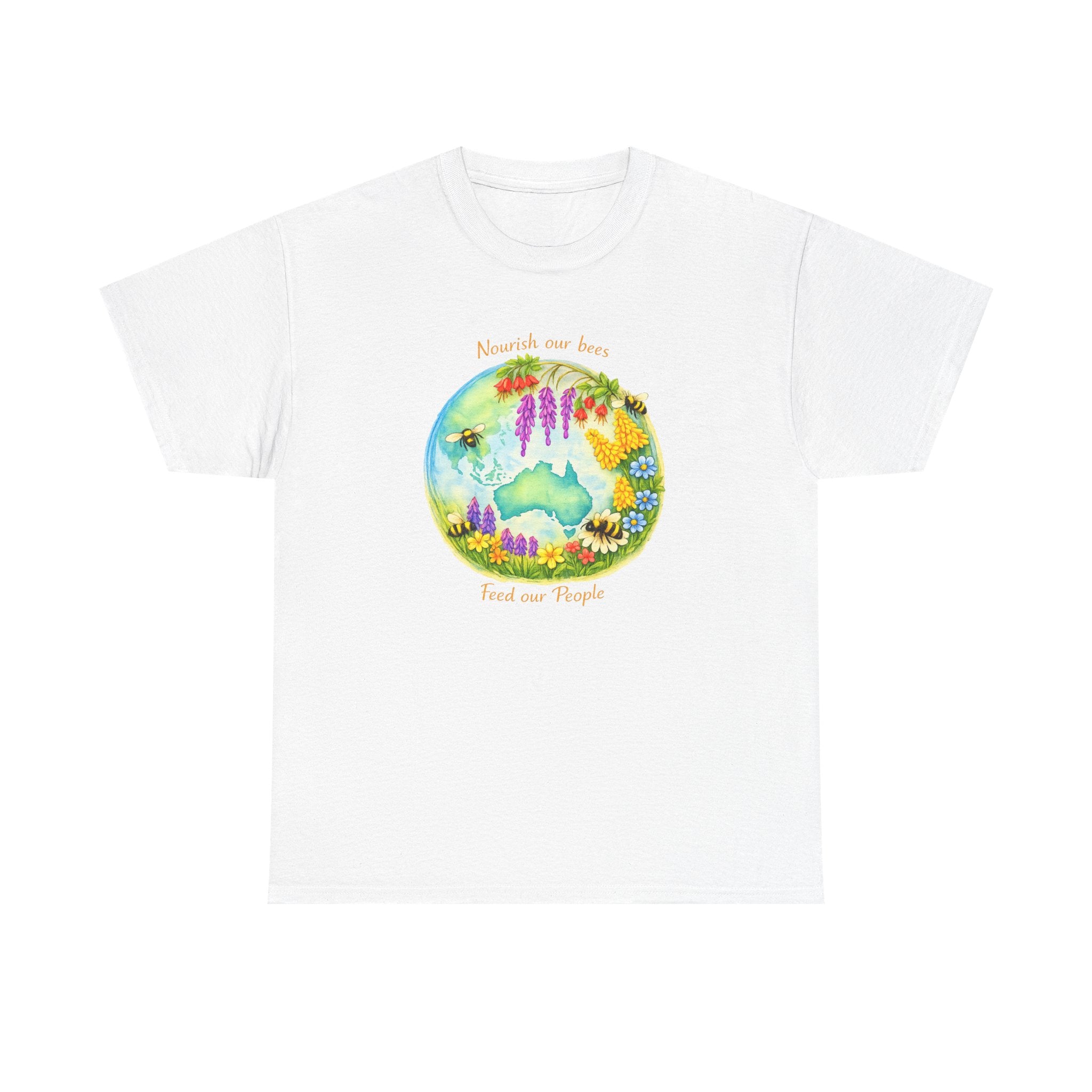 Floral Bear Nature Tee — "Beautiful Day for Bears" Graphic T-Shirt