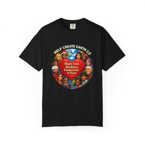 Be the Change Tee — 'Be the change you want to see in the world' Garment-Dyed T-Shirt