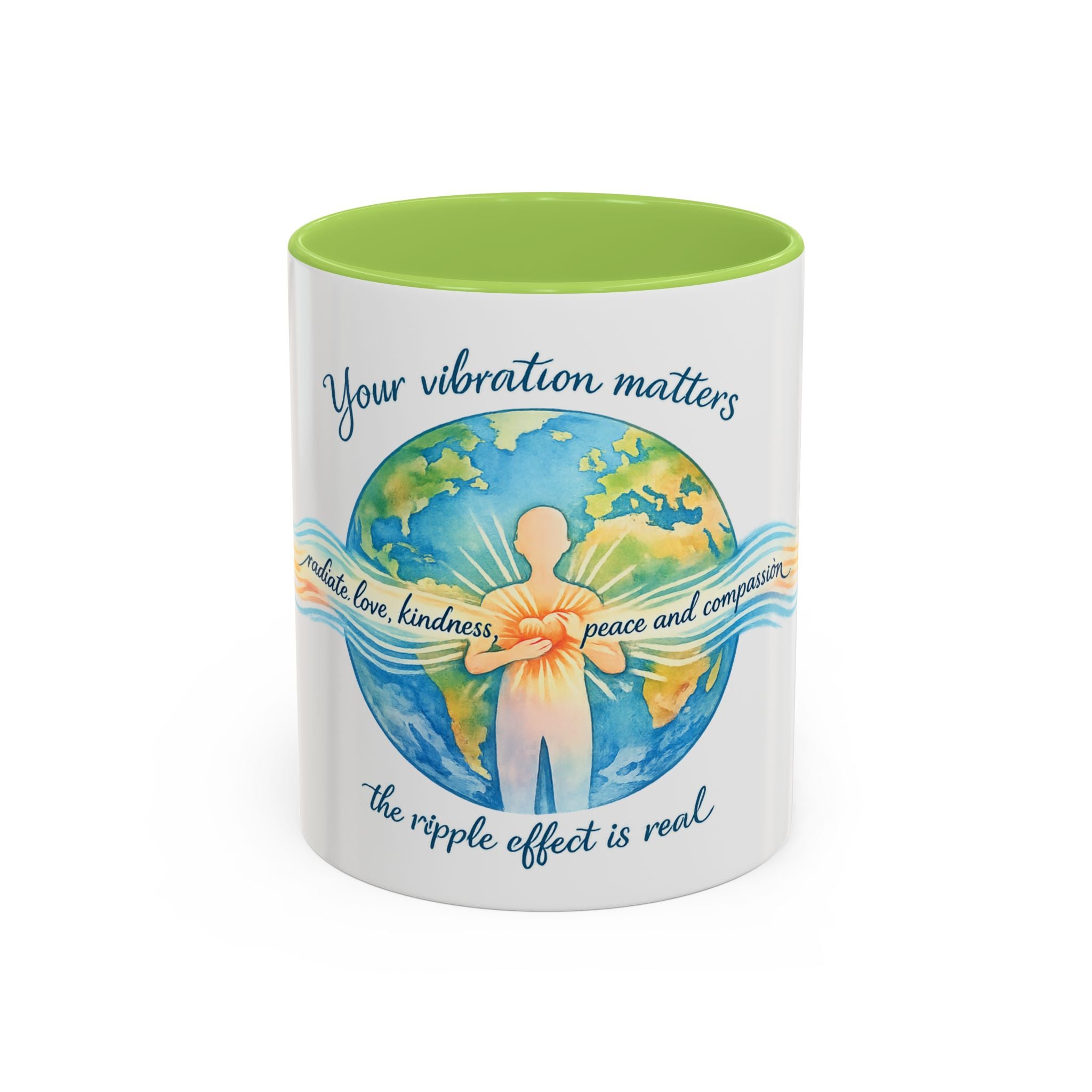 Your vibe matters Accent Coffee Mug (11, 15oz)