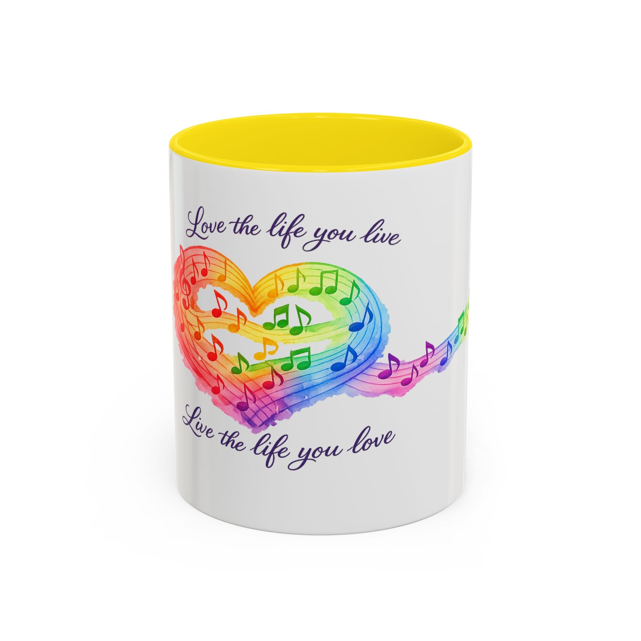 Live the life Accent Coffee Mug (11, 15oz)
