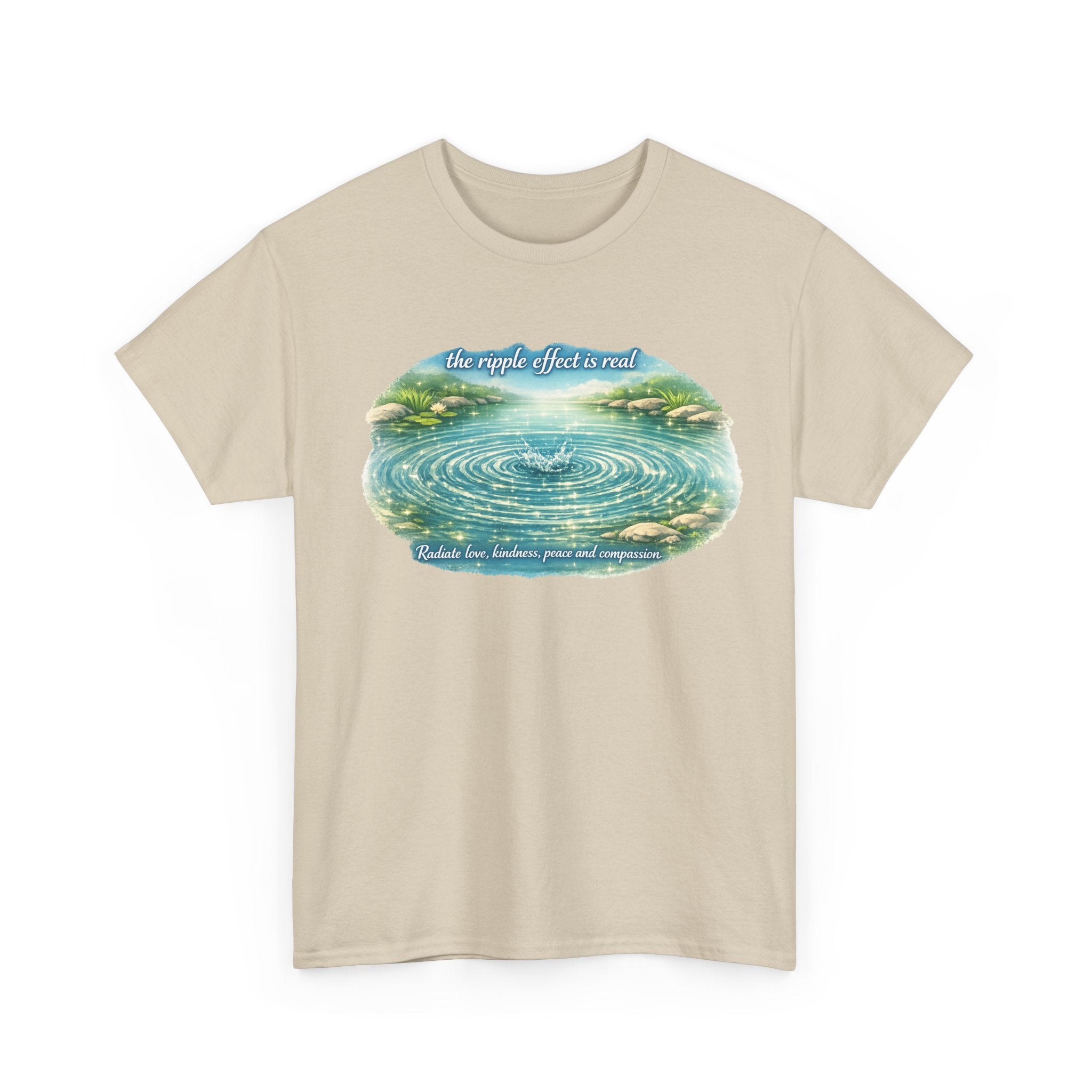 "The Ripple Effect" Inspirational Watercolor T‑Shirt