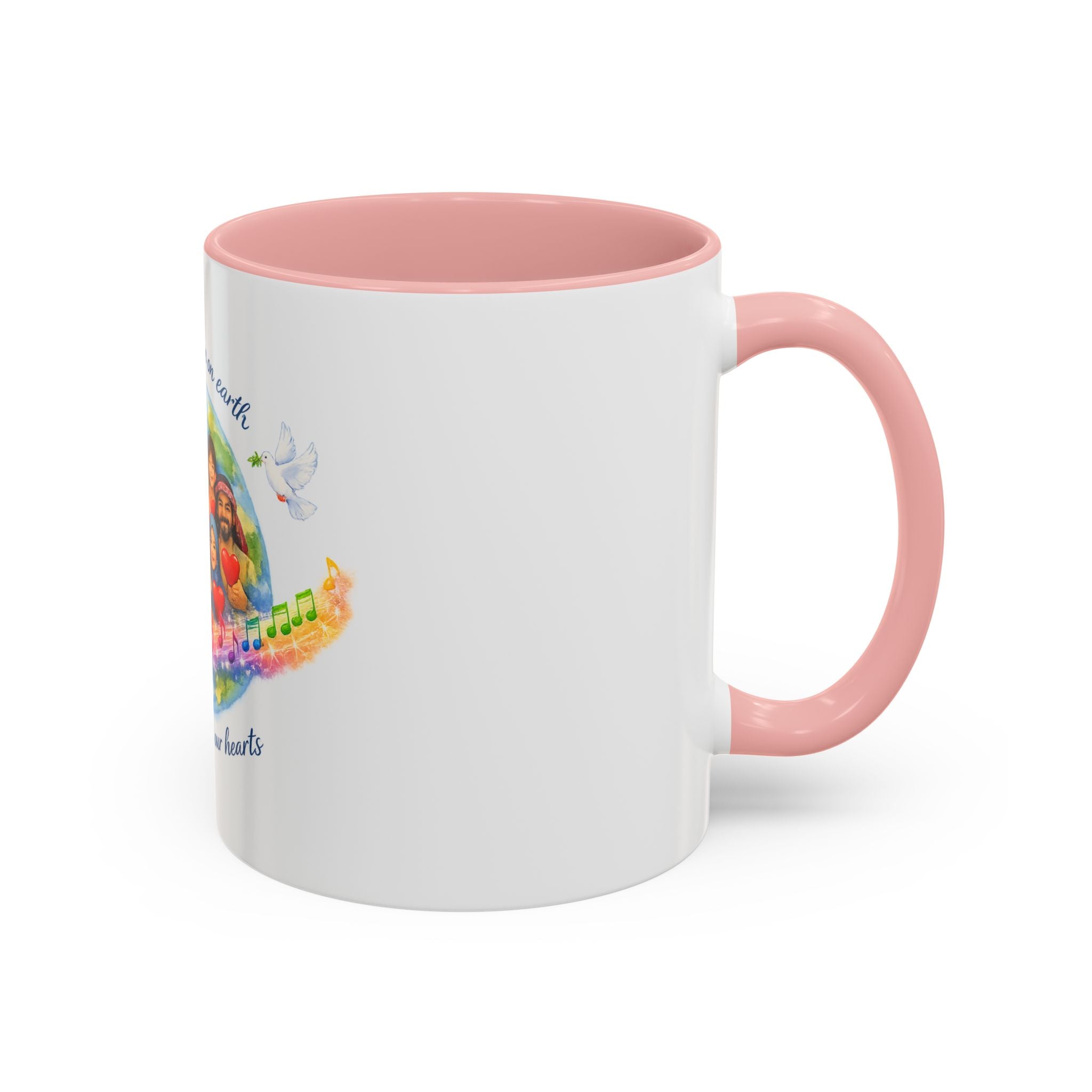 Peace on earth Accent Coffee Mug (11, 15oz)