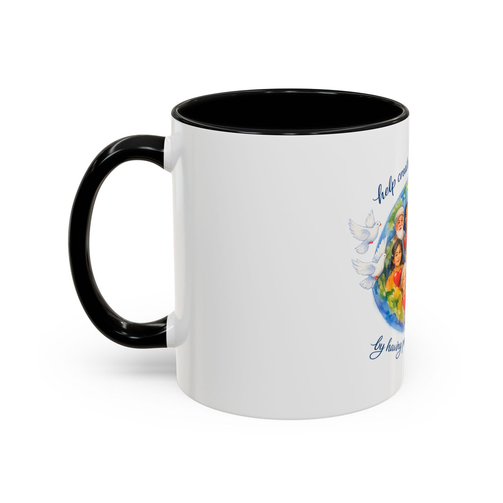 Peace on earth Accent Coffee Mug (11, 15oz)