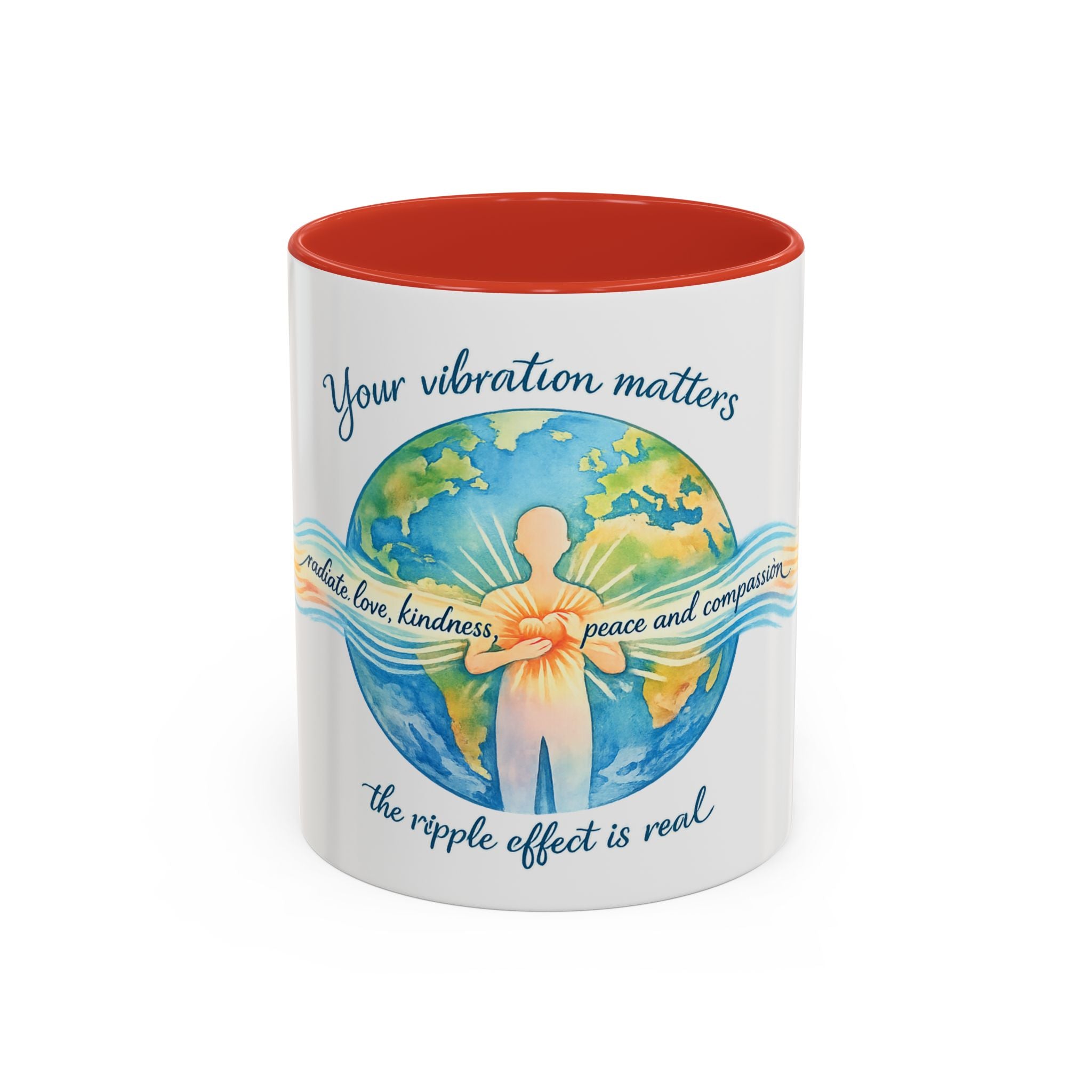 Your vibe matters Accent Coffee Mug (11, 15oz)