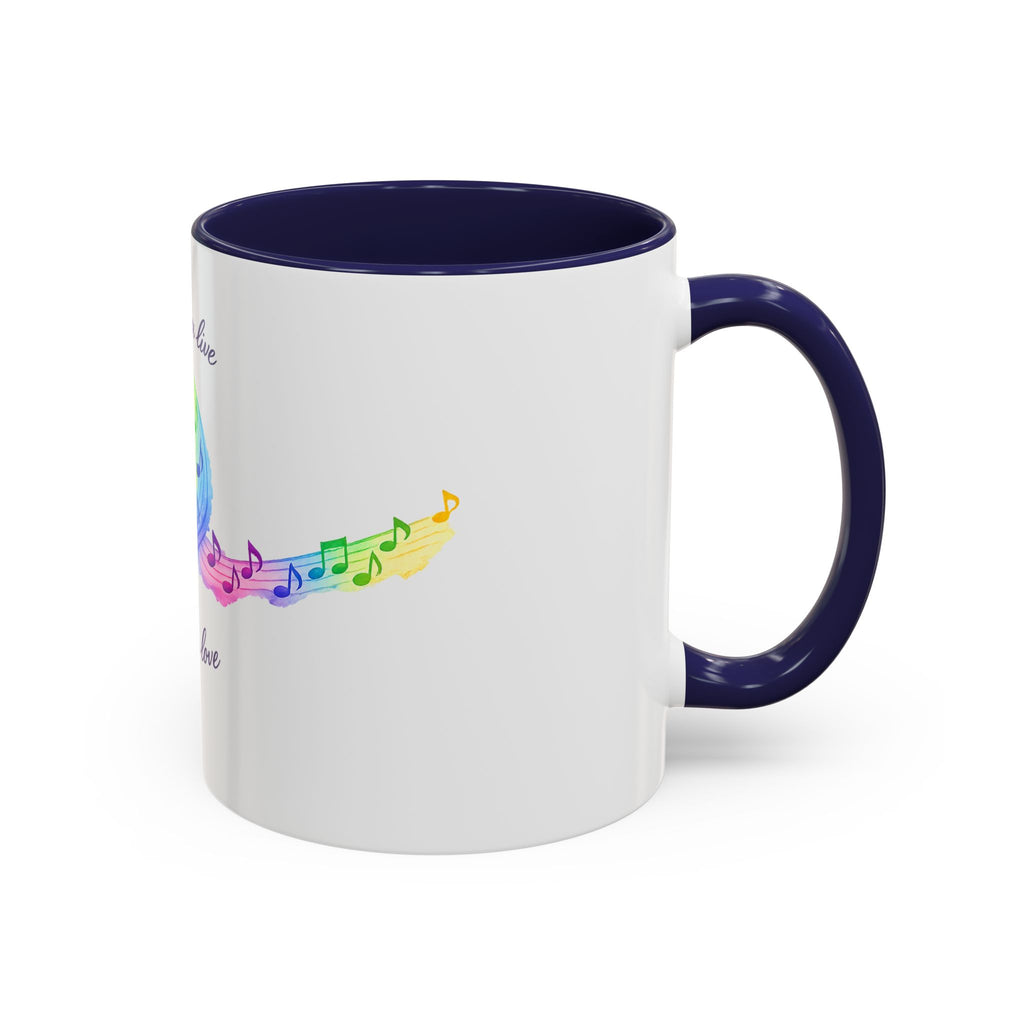 Live the life Accent Coffee Mug (11, 15oz)