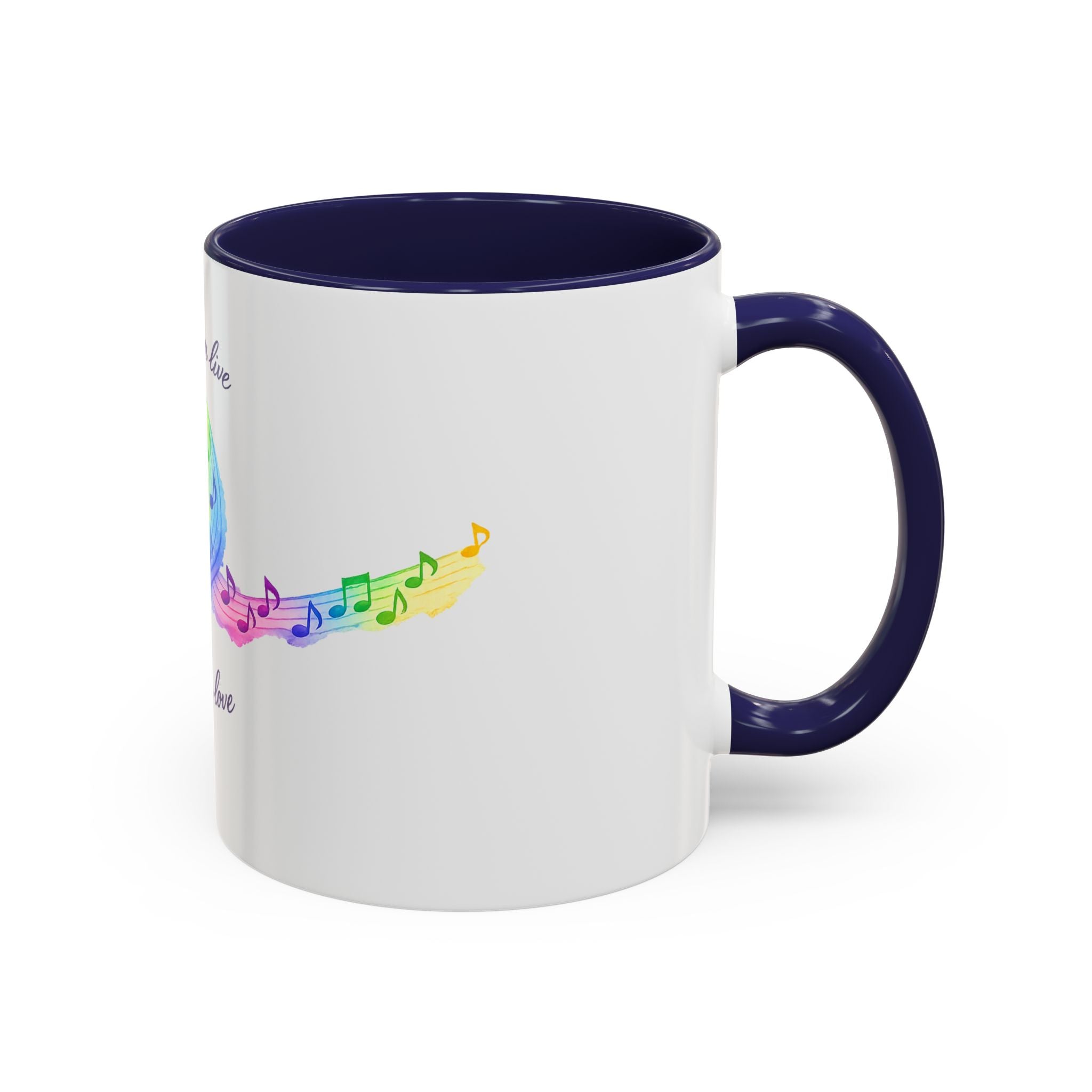 Live the life Accent Coffee Mug (11, 15oz)