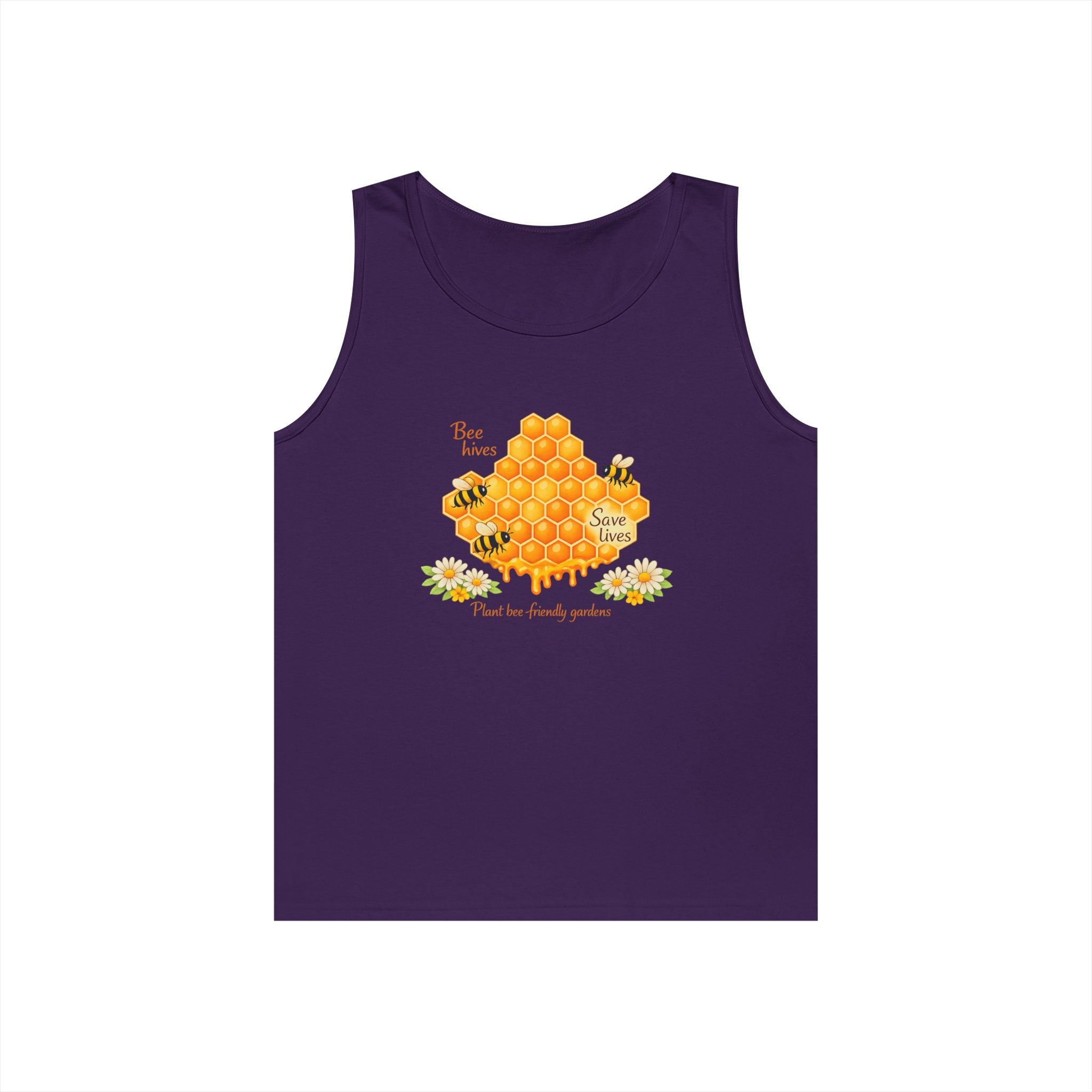 Bee Honeycomb Tank Top — Bee hives save lives
