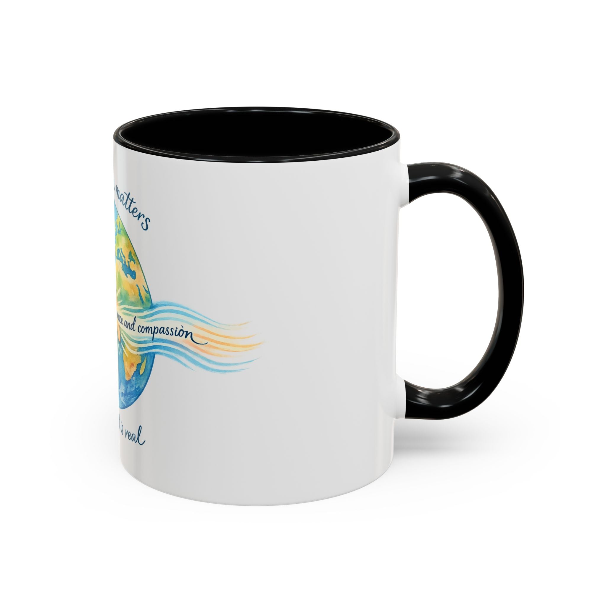 Your vibe matters Accent Coffee Mug (11, 15oz)