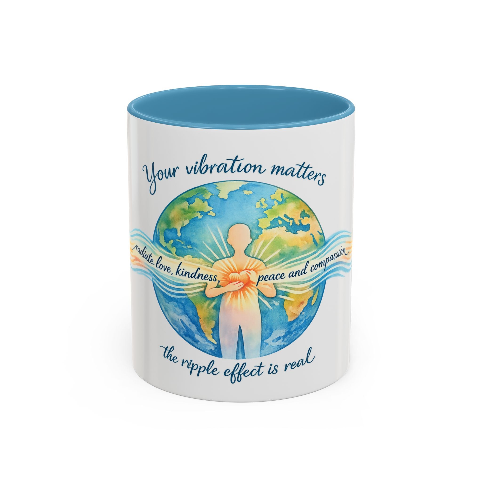 Your vibe matters Accent Coffee Mug (11, 15oz)
