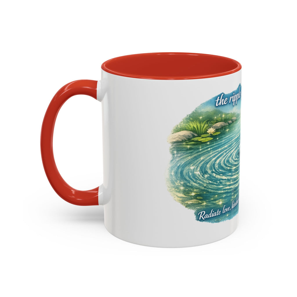 Ripple effect Accent Coffee Mug (11, 15oz)