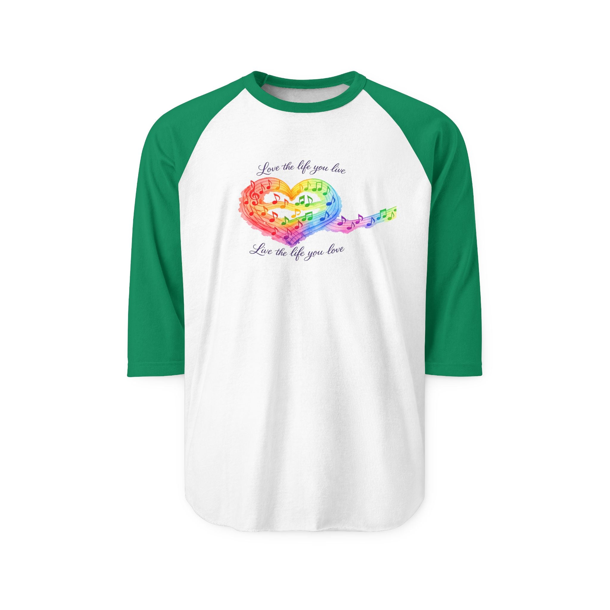 Live Authentically Raglan Shirt — Choose a Life You Love
