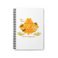 Bee Hives Save Lives Spiral Notebook — Plant Bee-Friendly Gardens, Ruled Journal