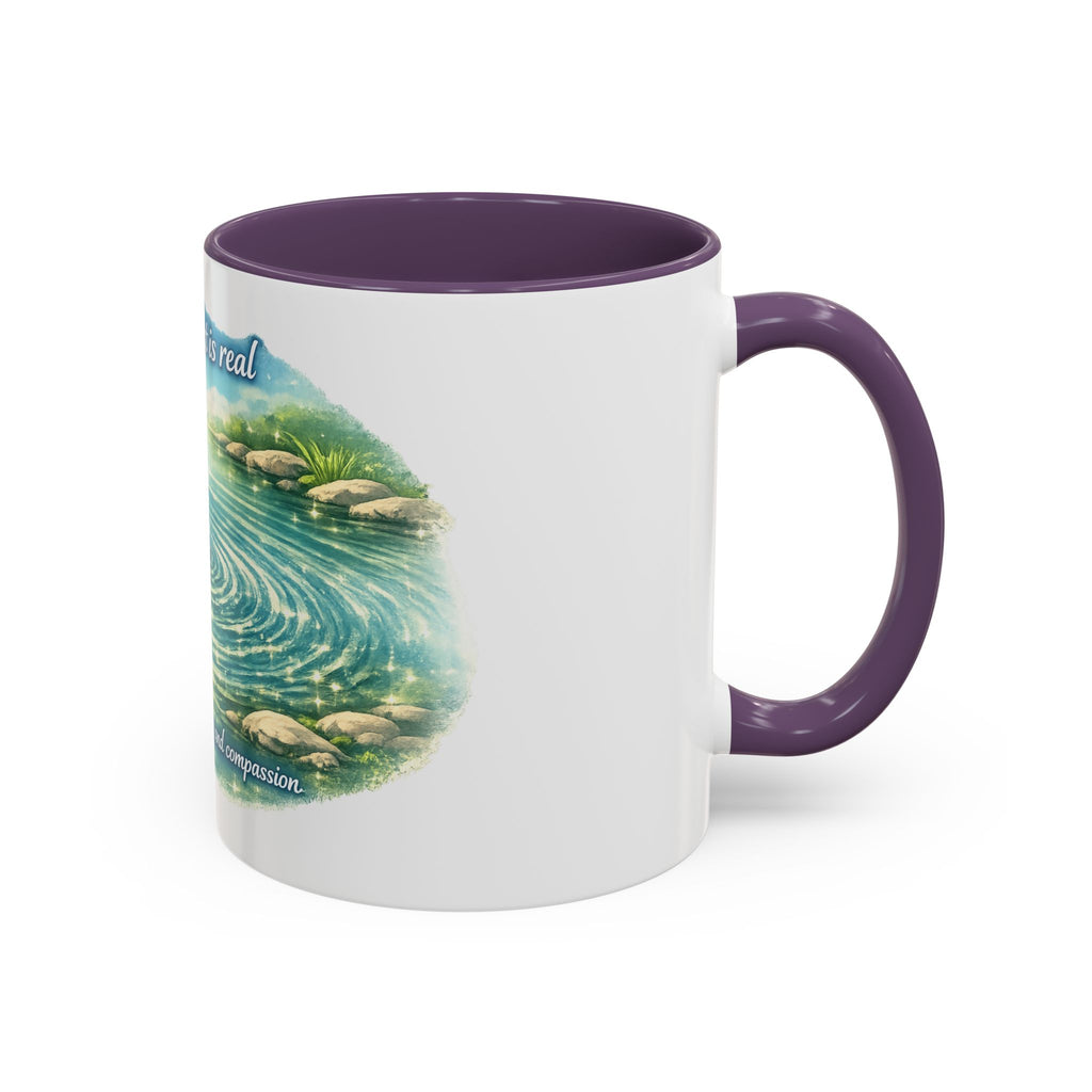 Ripple effect Accent Coffee Mug (11, 15oz)