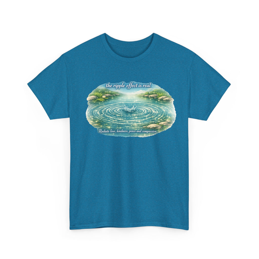 "The Ripple Effect" Inspirational Watercolor T‑Shirt