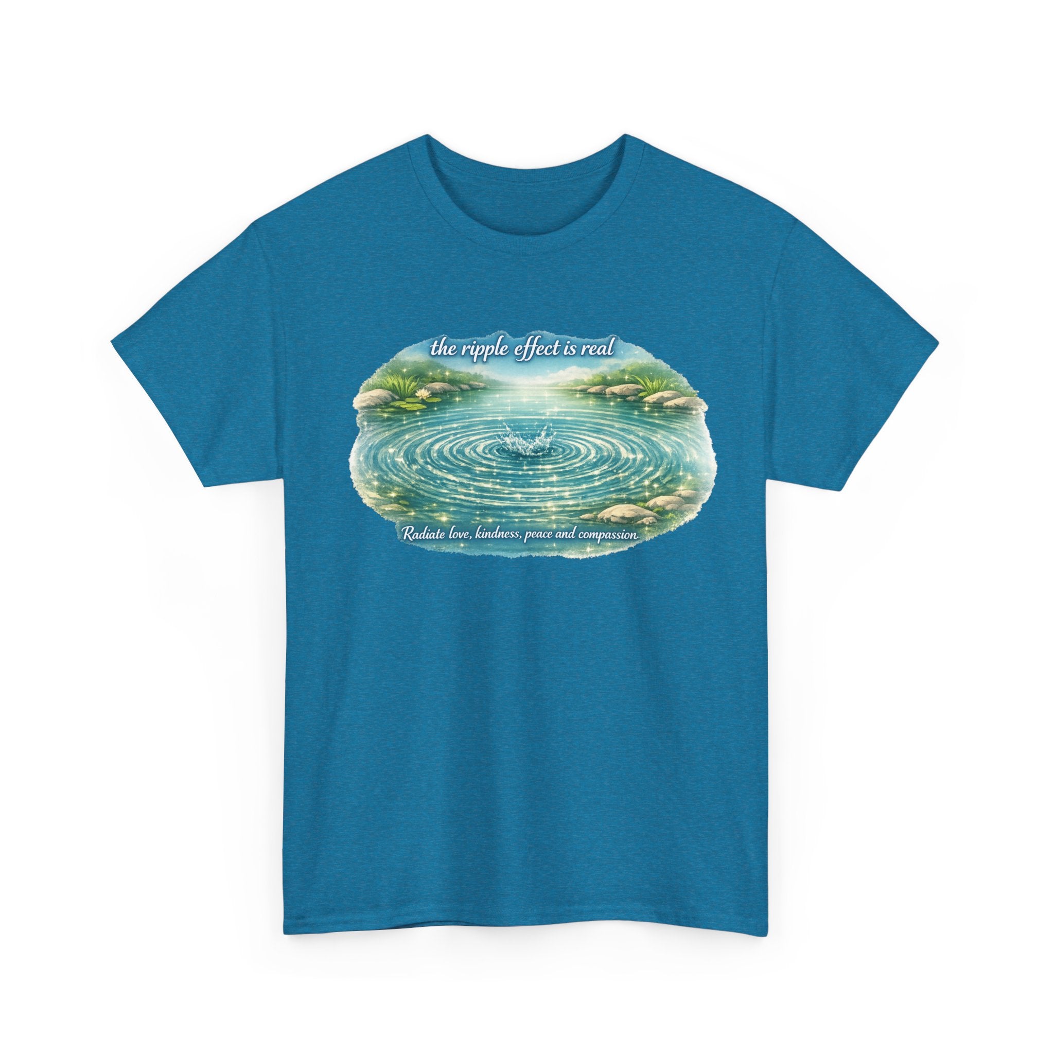 "The Ripple Effect" Inspirational Watercolor T‑Shirt