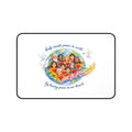 Radiate Peace Desk Mat — Inspirational Quote Desk Pad