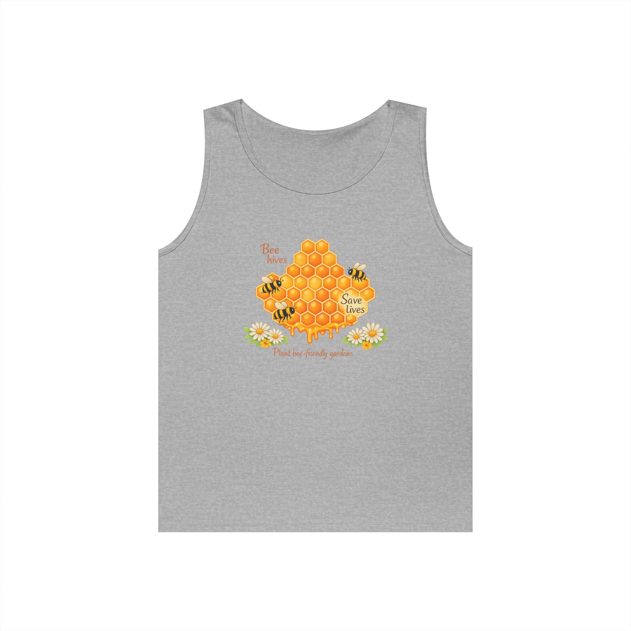 Bee Honeycomb Tank Top — Bee hives save lives
