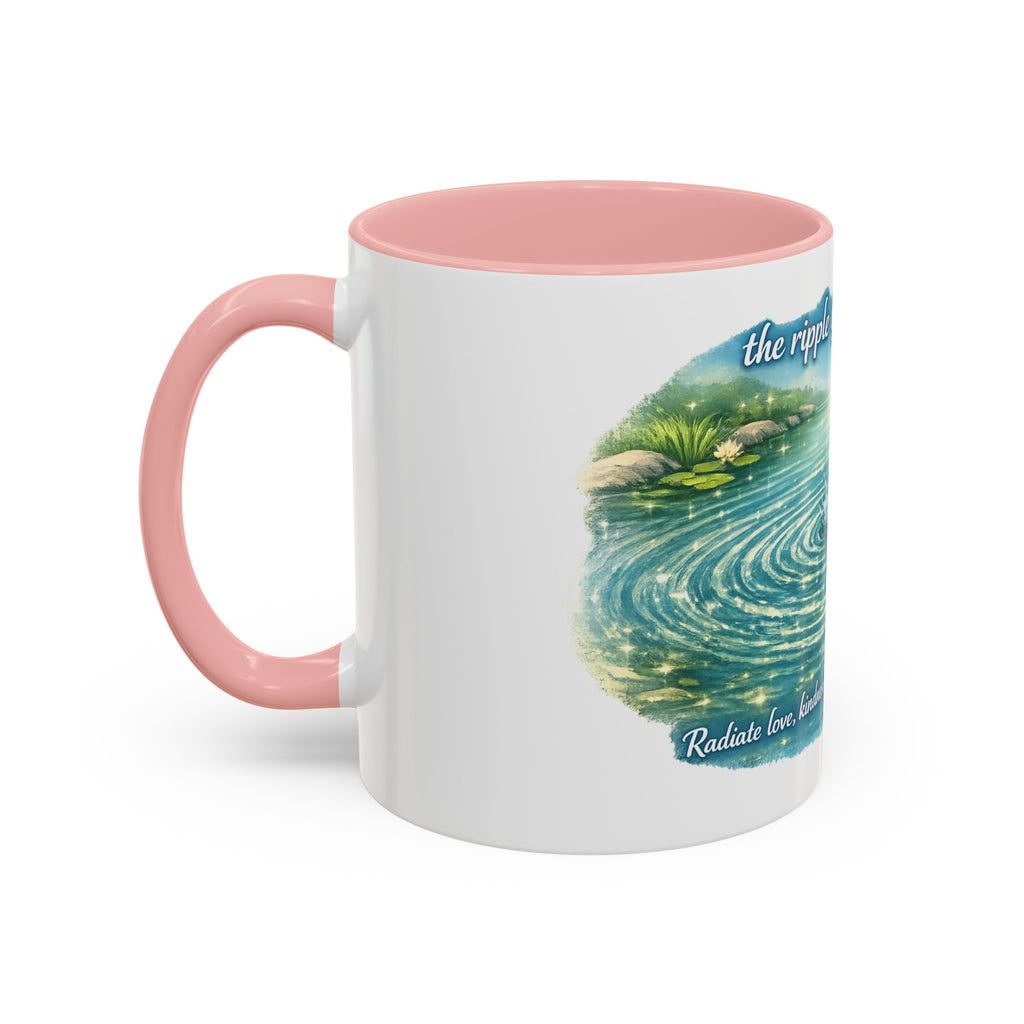 Ripple effect Accent Coffee Mug (11, 15oz)