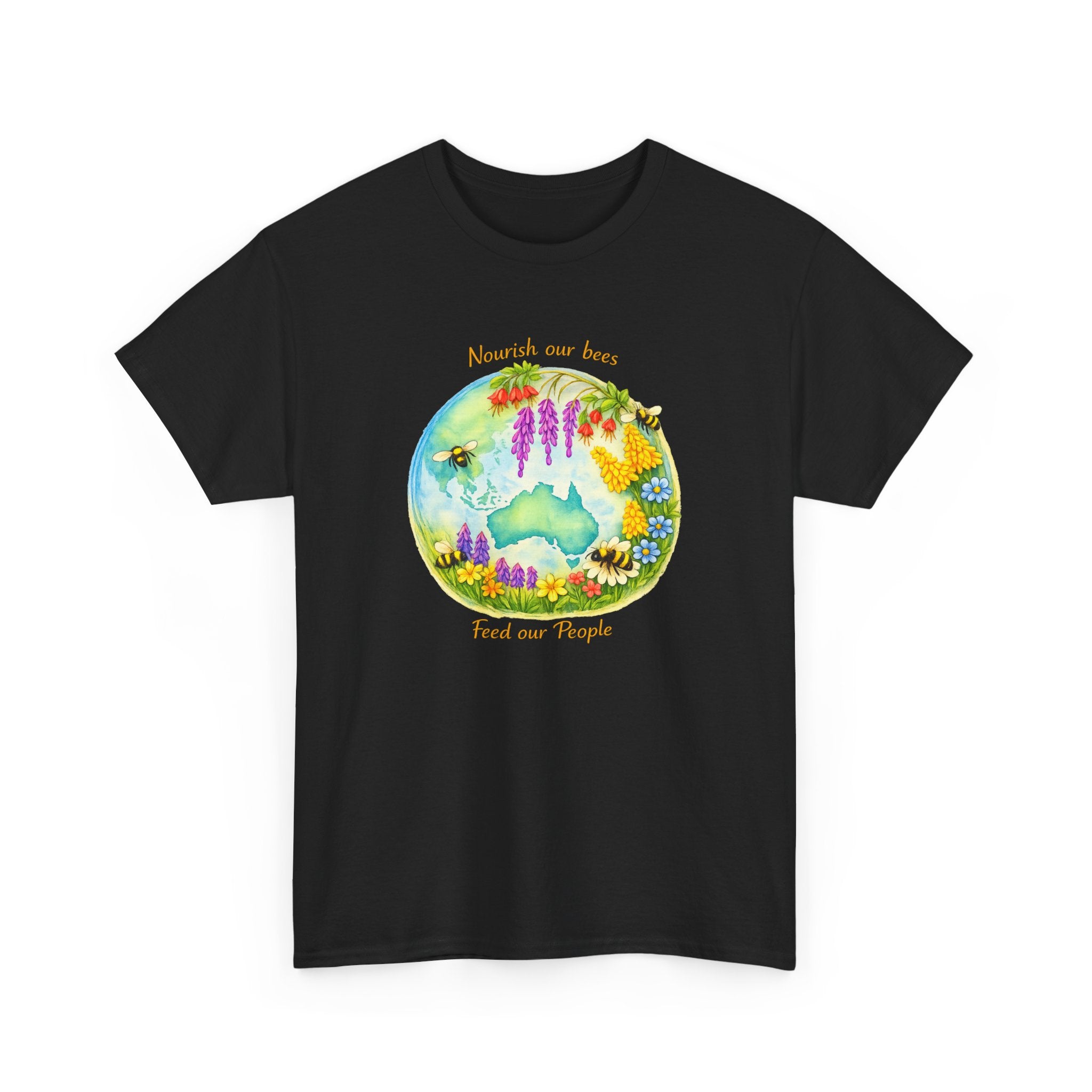 Floral Bear Nature Tee — "Beautiful Day for Bears" Graphic T-Shirt