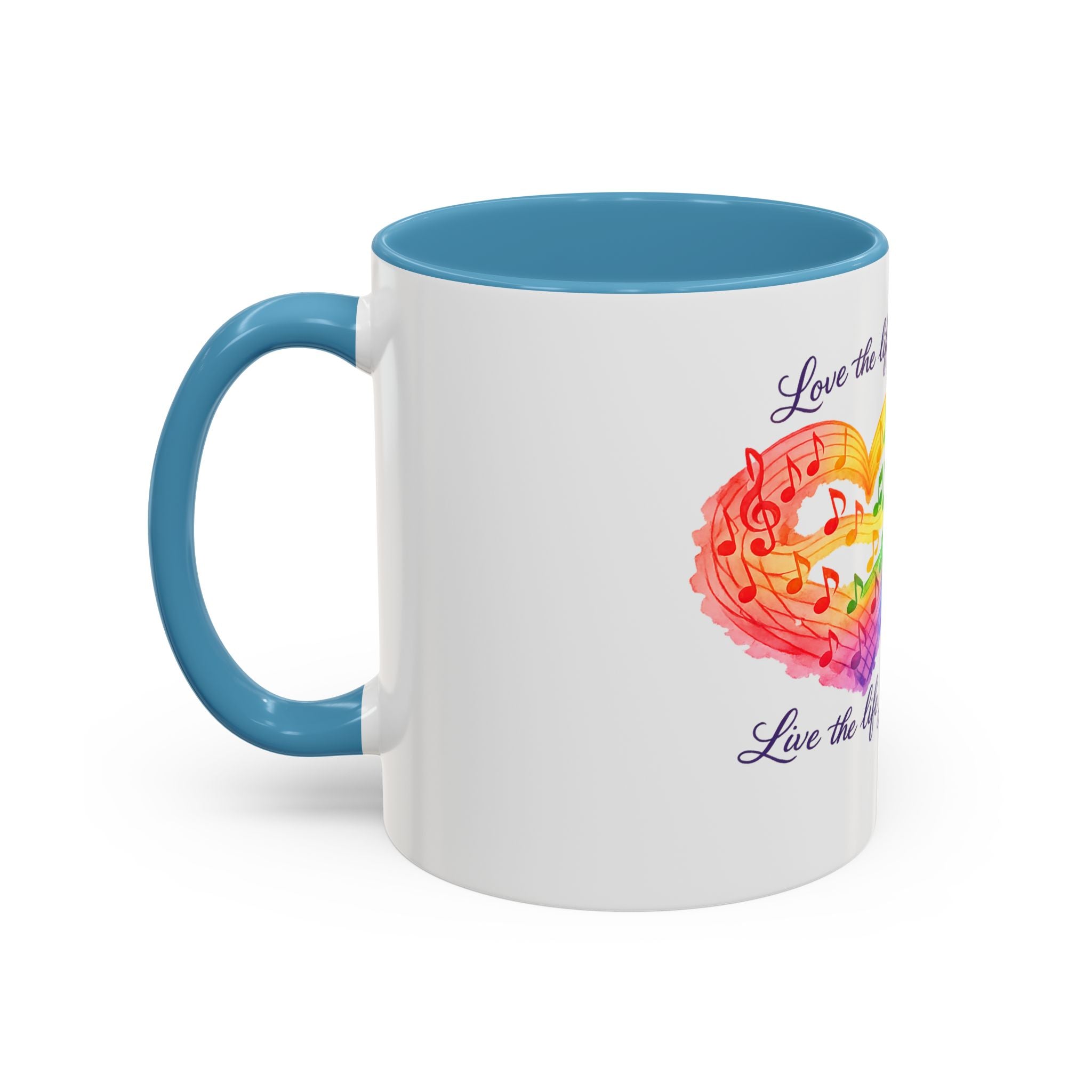 Live the life Accent Coffee Mug (11, 15oz)