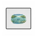 Ripple Effect Desk Mat — Tranquil Water Ripple Mouse Pad with Inspirational Quote