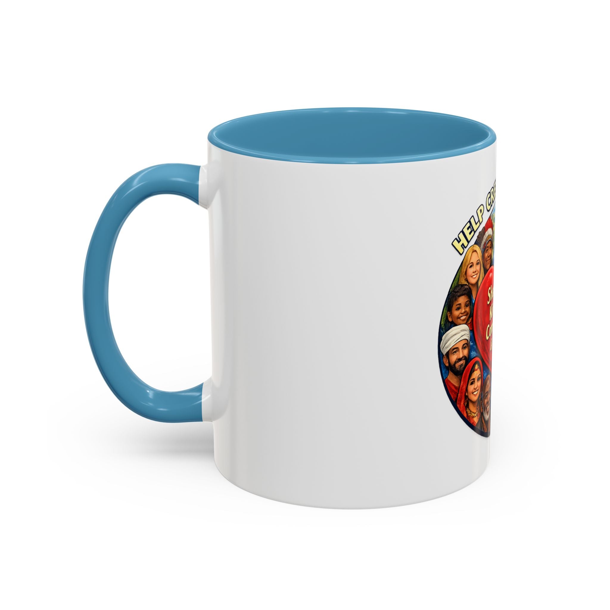 Be the Change Coffee Mug — Inspirational Kindness Message (11/15oz)