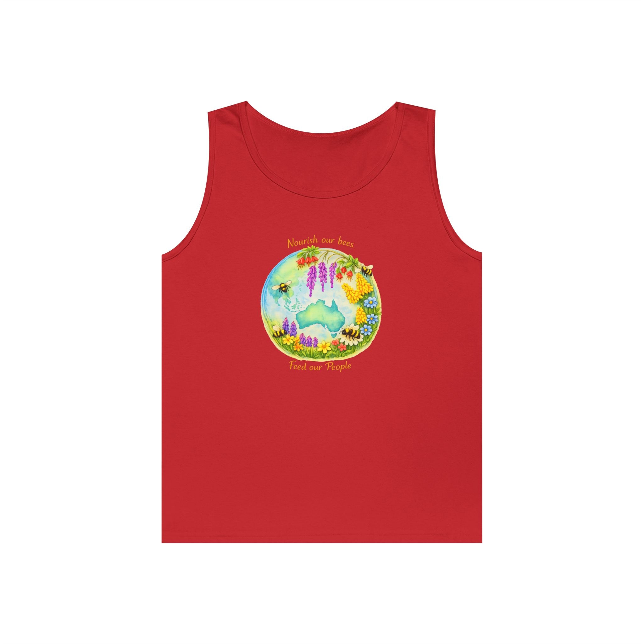 Nature Lover Tank Top — "Breathe in the Ocean, Feel the Waves" Watercolor Sea Life Design