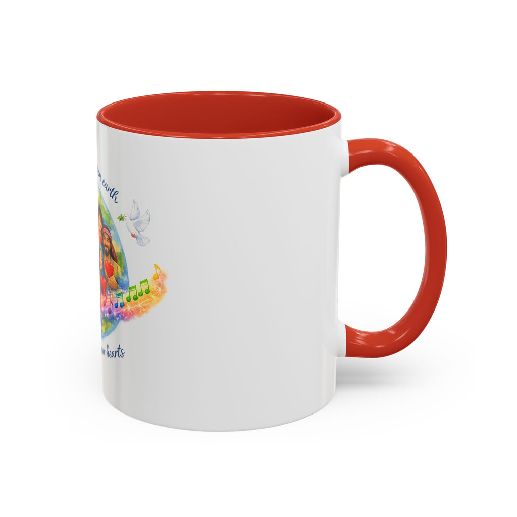 Peace on earth Accent Coffee Mug (11, 15oz)