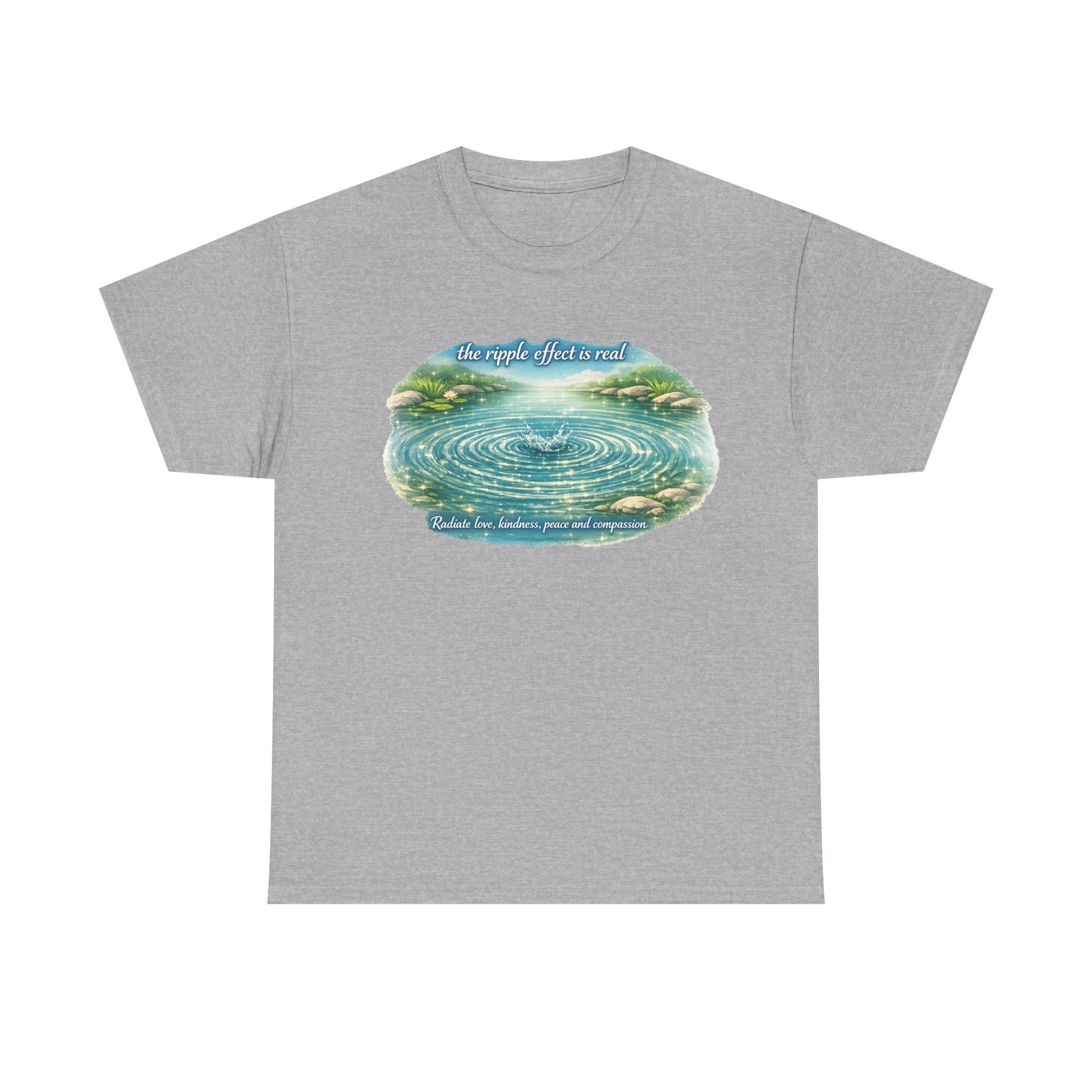 "The Ripple Effect" Inspirational Watercolor T‑Shirt