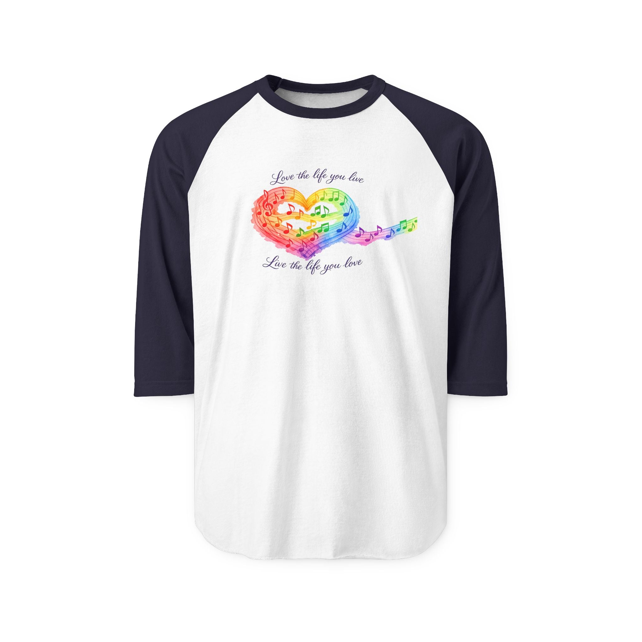 Live Authentically Raglan Shirt — Choose a Life You Love