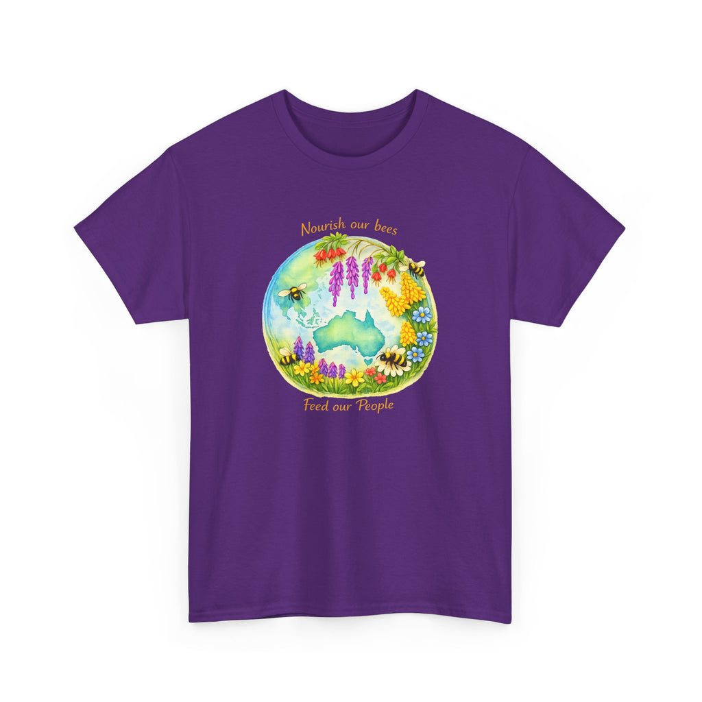 Floral Bear Nature Tee — "Beautiful Day for Bears" Graphic T-Shirt