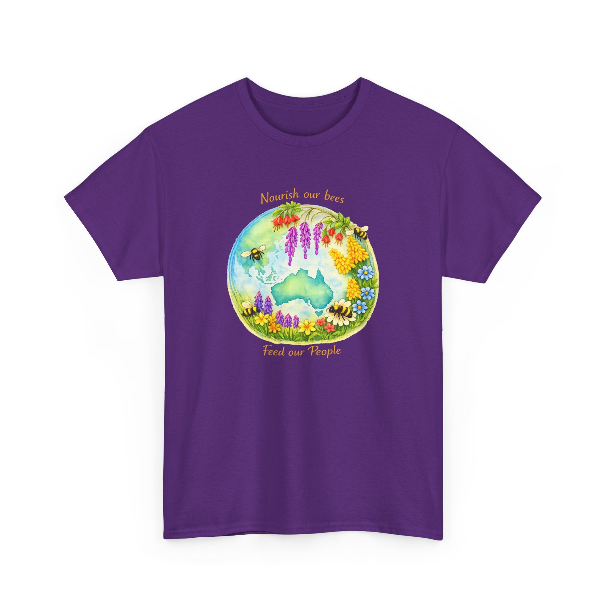 Floral Bear Nature Tee — "Beautiful Day for Bears" Graphic T-Shirt