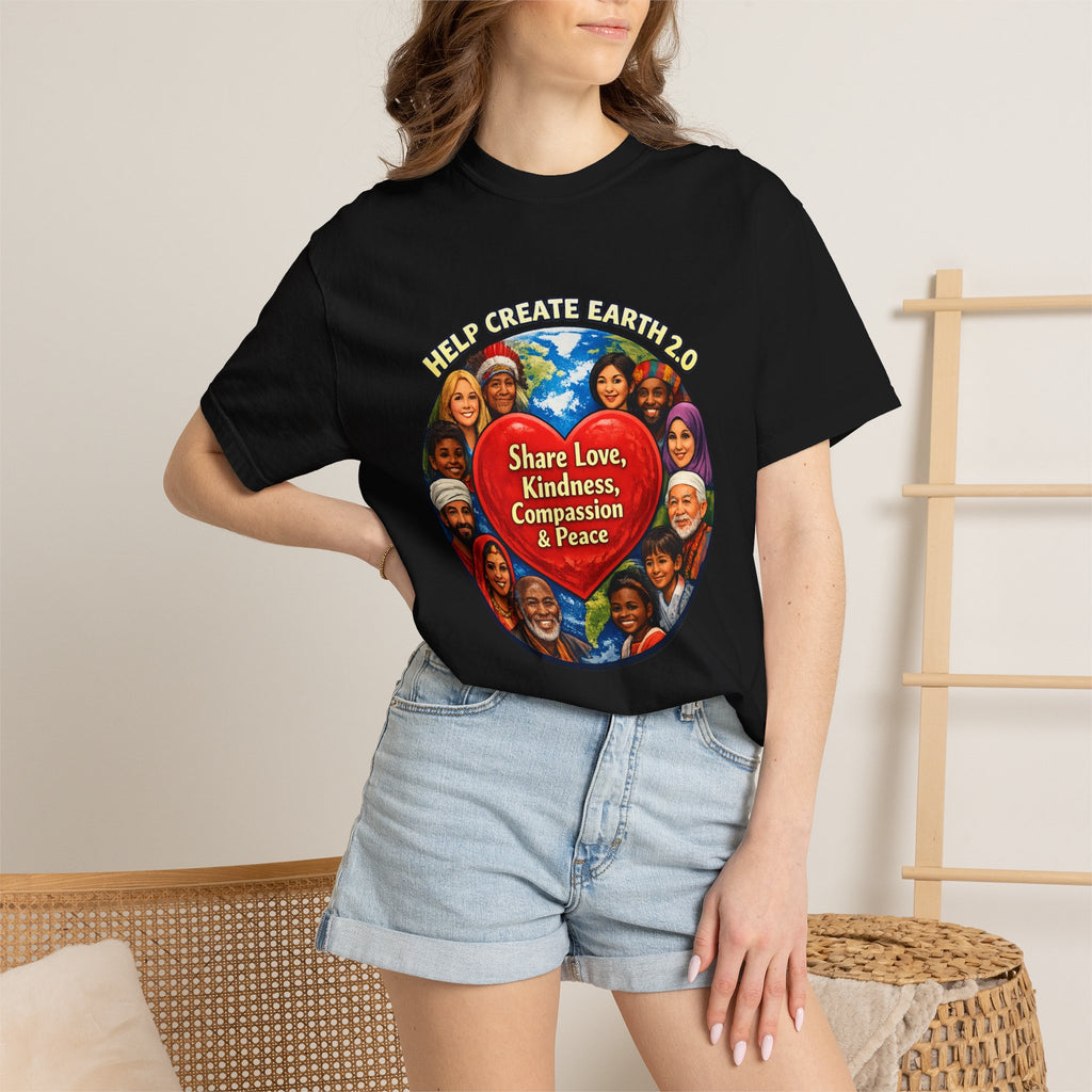 Be the Change Tee — 'Be the change you want to see in the world' Garment-Dyed T-Shirt