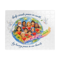 Peace on Earth Puzzle — Multicultural Kids & Hearts 252/520/1014-Piece Jigsaw